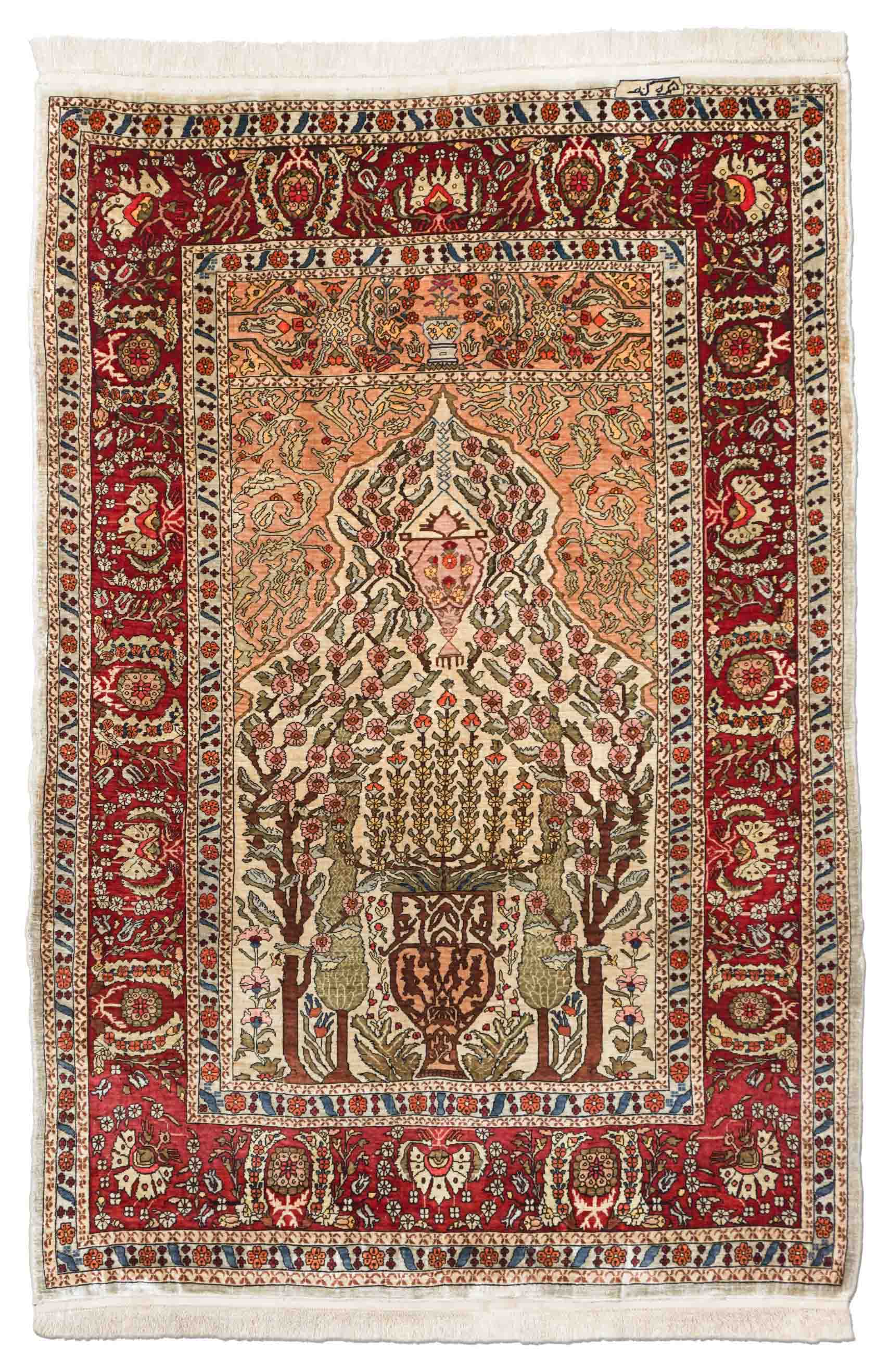 Hereke aus reiner Seide | 150 cm x 100 cm | Nr. Z-4369