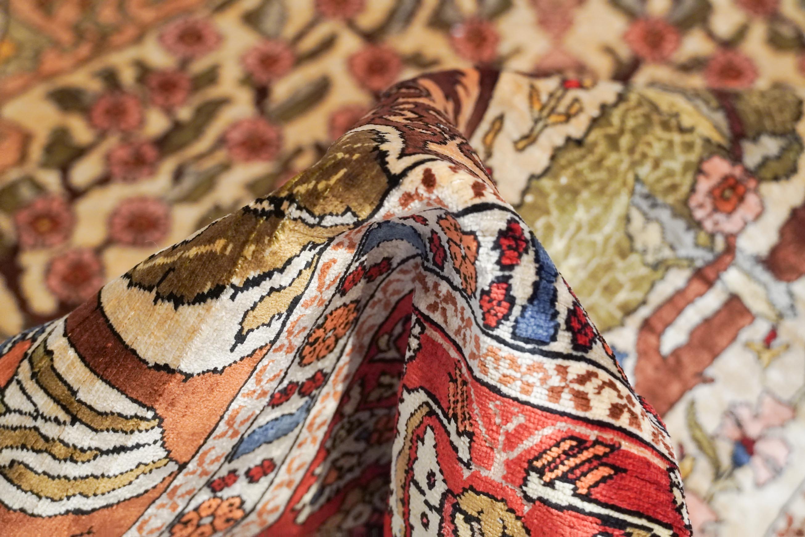 Hereke aus reiner Seide | 150 cm x 100 cm | Nr. Z-4369