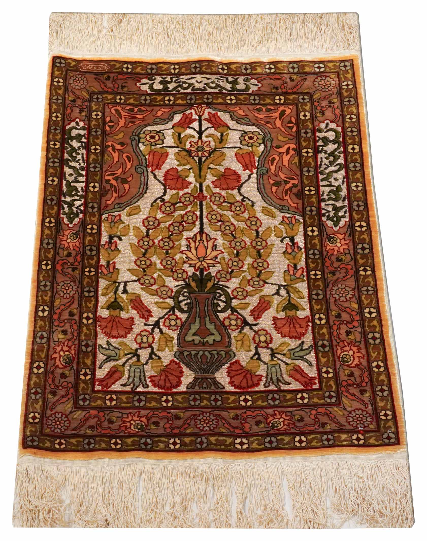 Hereke aus reiner Seide | 60 cm x 41 cm | Nr. Z-4372