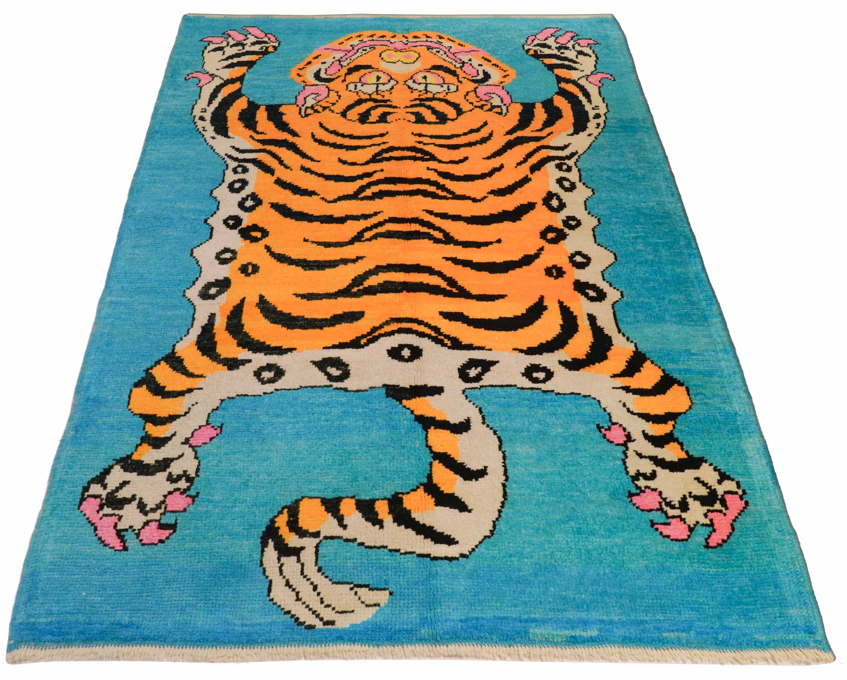 Tiger Teppich | 194 cm x 130 cm | Nr. Z-4400