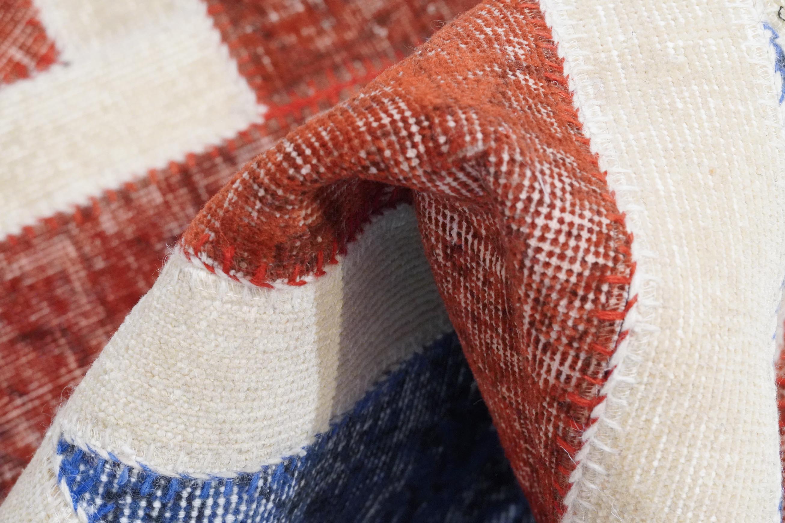 Vintage Patchwork Teppich | 181 cm x 122 cm | Nr. Z-4404