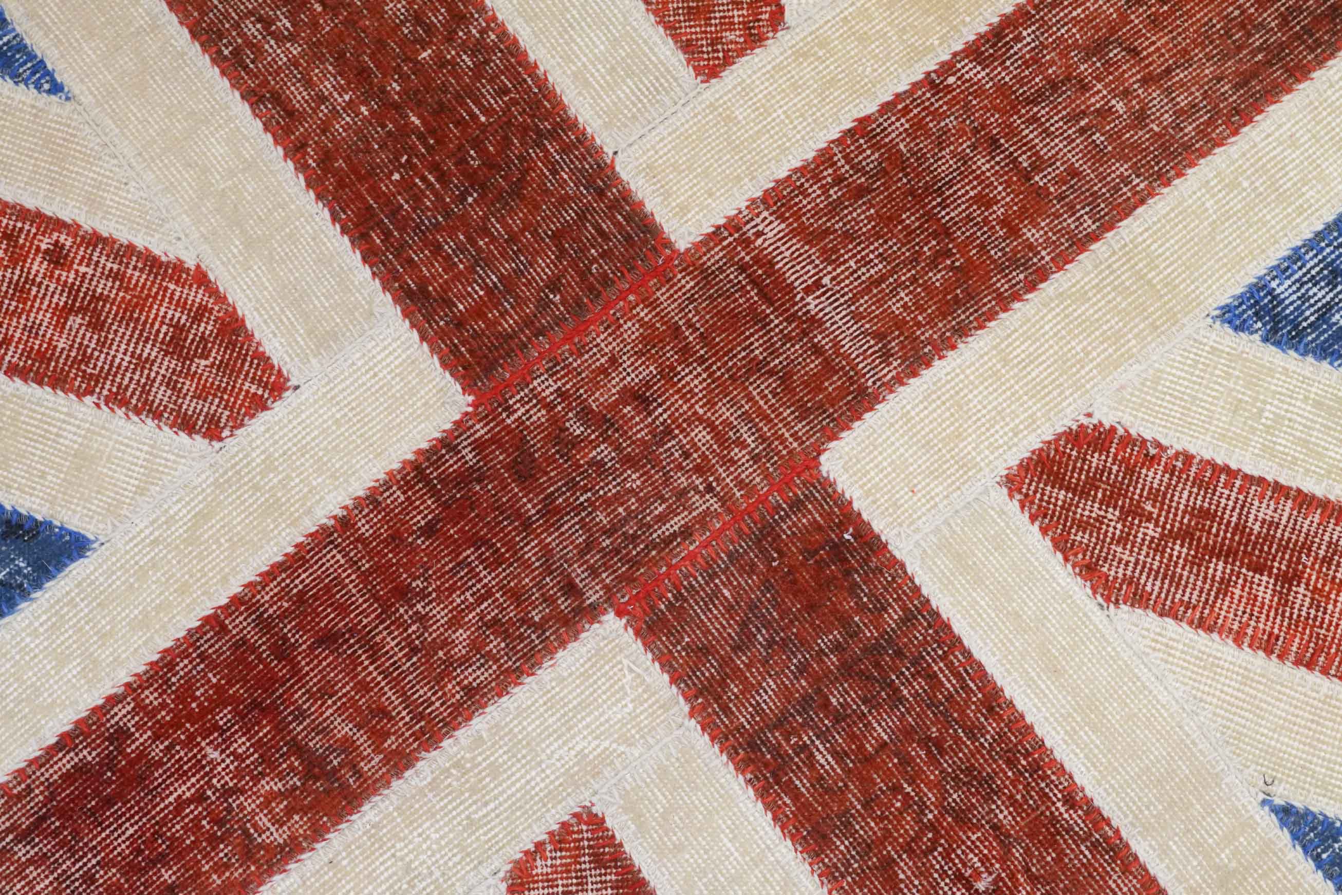 Vintage Patchwork Teppich | 181 cm x 122 cm | Nr. Z-4404