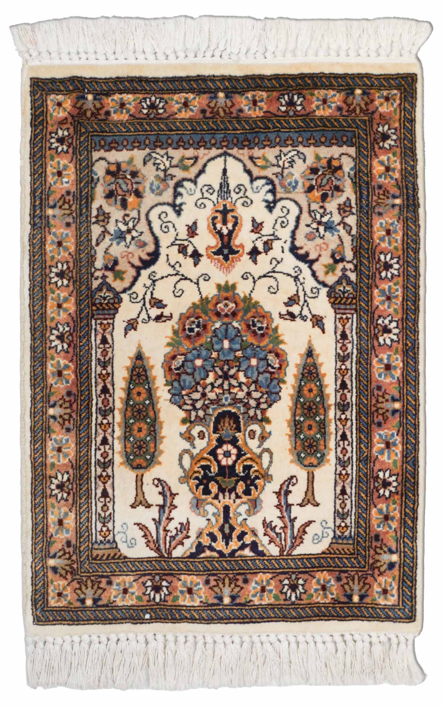 Indischer Orientteppich | 67 cm x 47 cm | Nr. Z-4474