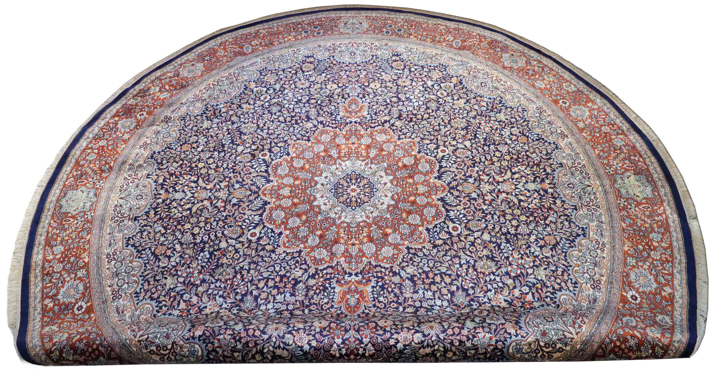 Kaschmir Teppich aus reiner Seide | 363 cm x 363 cm | Nr. Z-4485