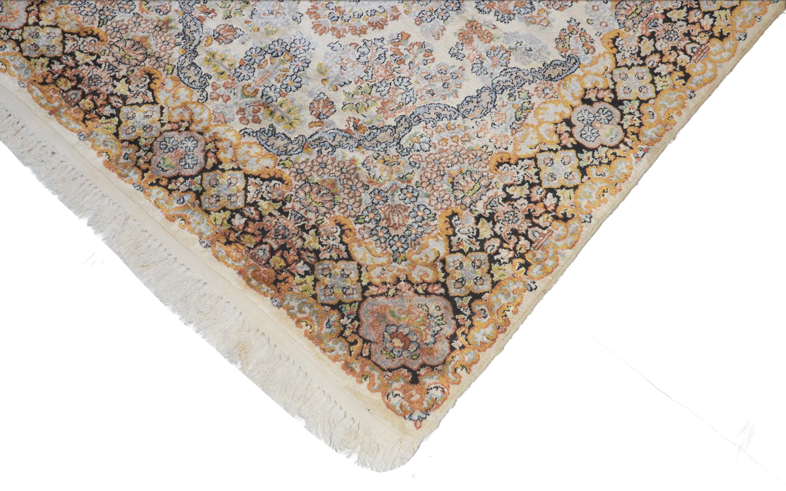 Kaschmir Teppich aus reiner Seide | 197 cm x 118 cm | Nr. Z-4494
