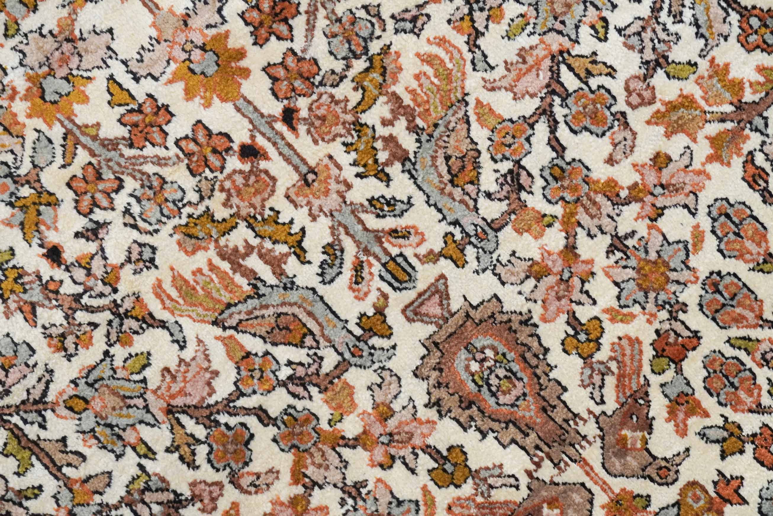 Kaschmir Teppich aus reiner Seide | 183 cm x 122 cm | Nr. Z-4495