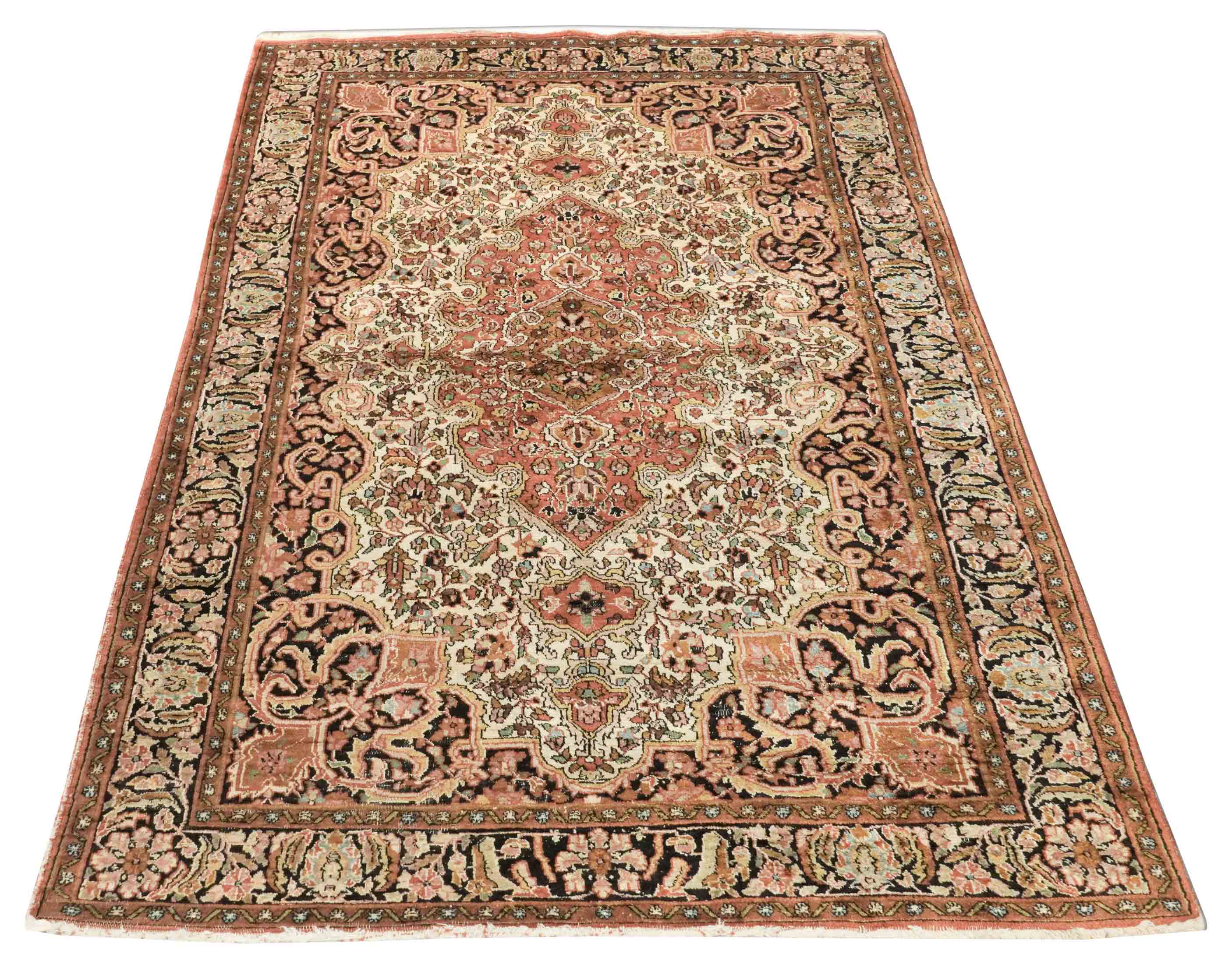 Kaschmir Teppich aus reiner Seide | 188 cm x 120 cm | Nr. Z-4496
