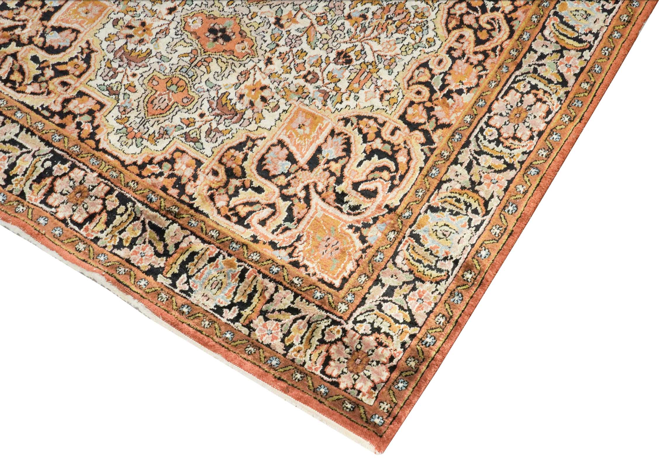Kaschmir Teppich aus reiner Seide | 188 cm x 120 cm | Nr. Z-4496