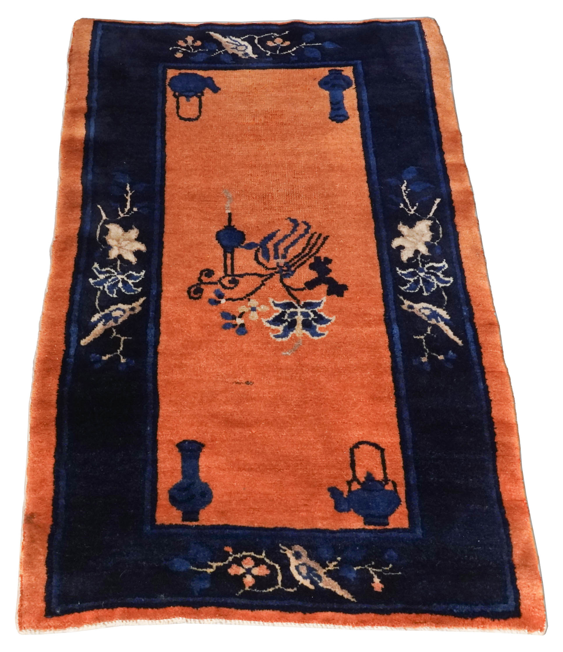 Antiker China Teppich | 122 cm x 72 cm | Nr. Z-4503