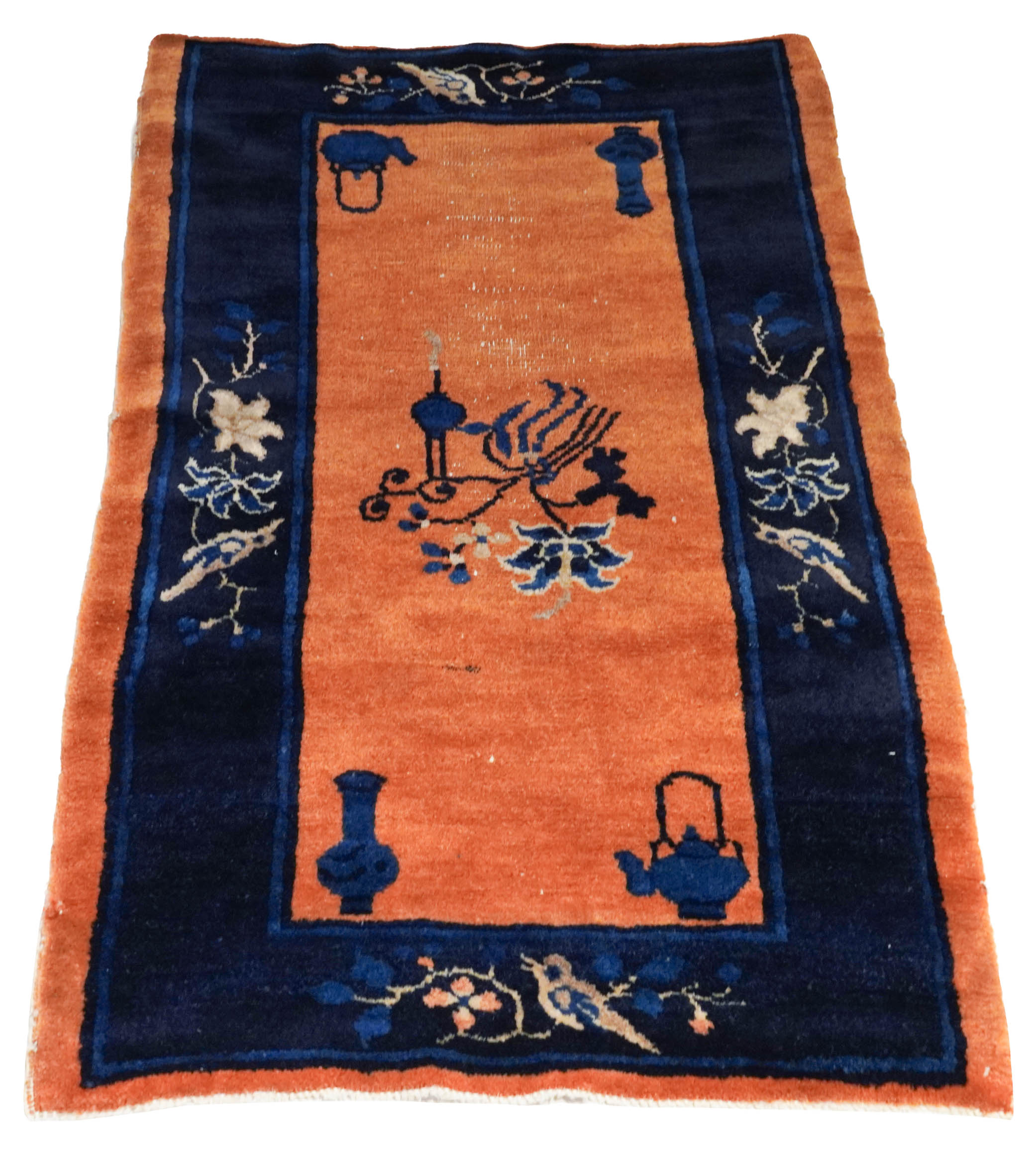 Antiker China Teppich | 122 cm x 72 cm | Nr. Z-4503