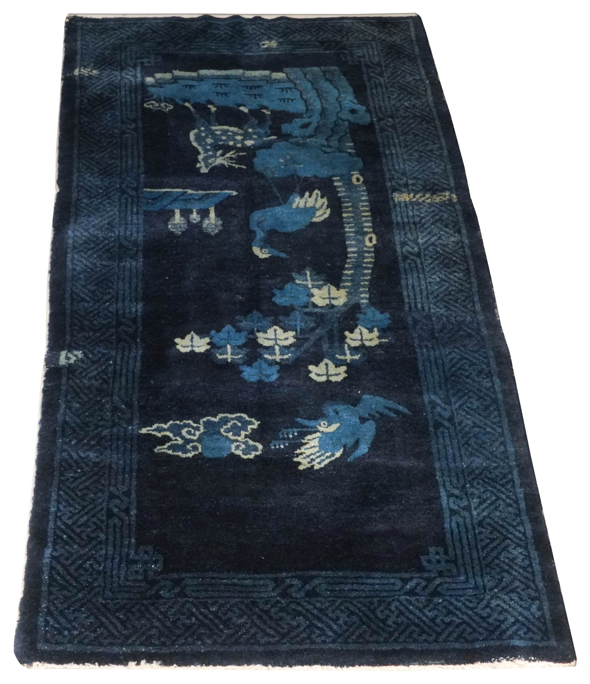 Antiker China Teppich | 144 cm x 74 cm | Nr. Z-4504