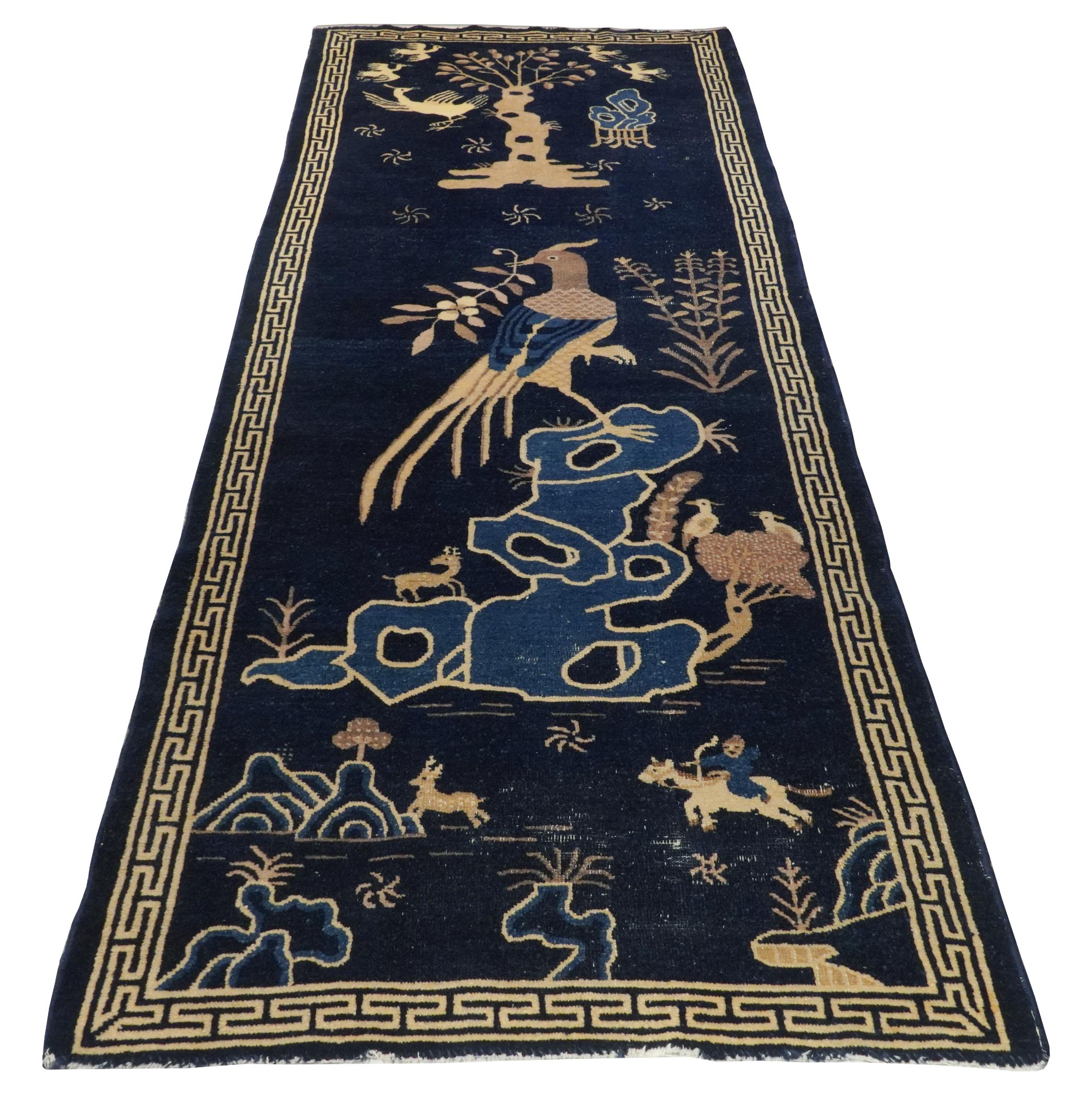 Antiker China Teppich | 260 cm x 93 cm | Nr. Z-4505