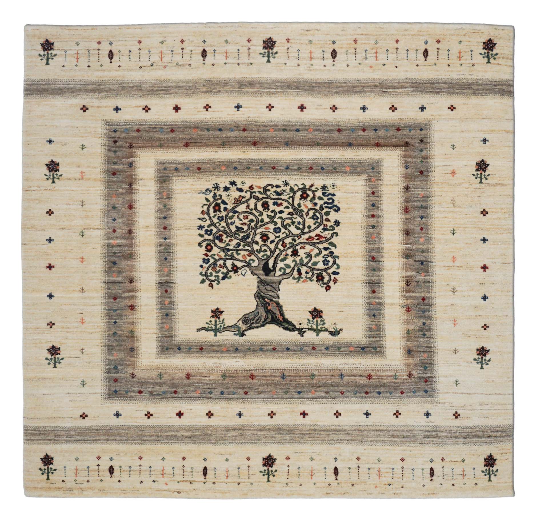 Indischer Gabbeh | 200 cm x 193 cm | Nr. Z-4599