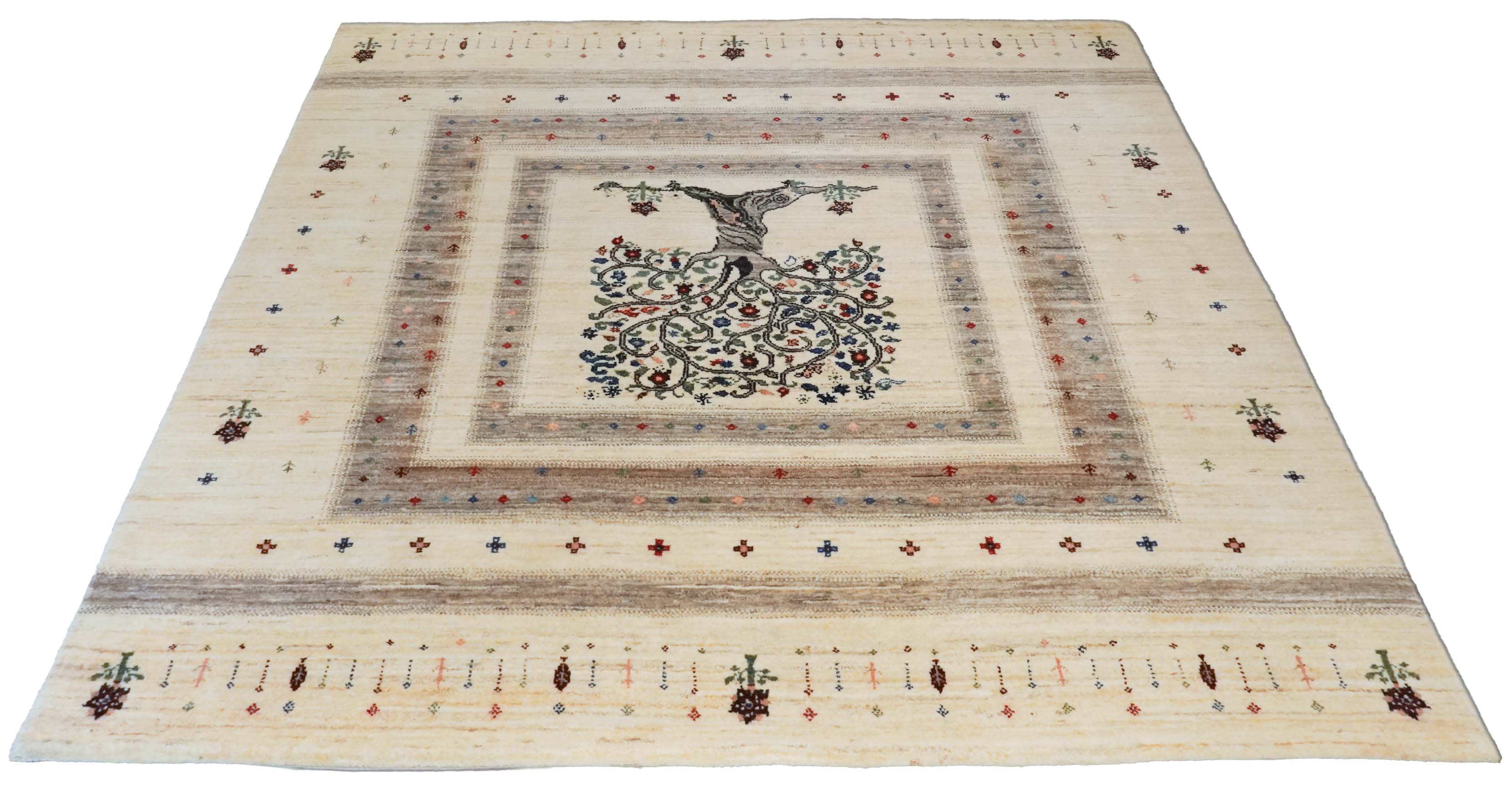 Indischer Gabbeh | 200 cm x 193 cm | Nr. Z-4599