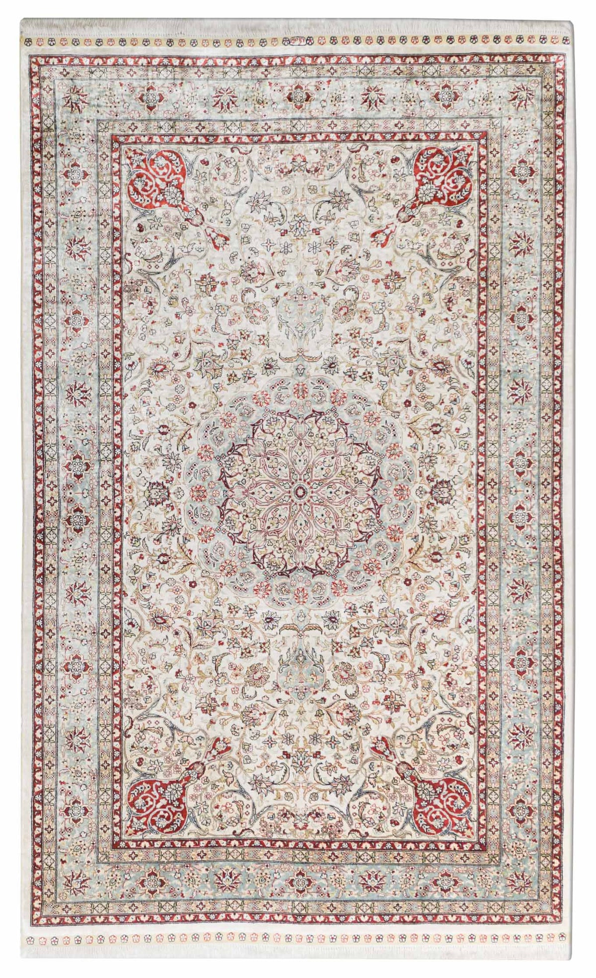 Chinesischer Hereke aus reiner Seide | 154 cm x 94 cm | Nr. Z-4614