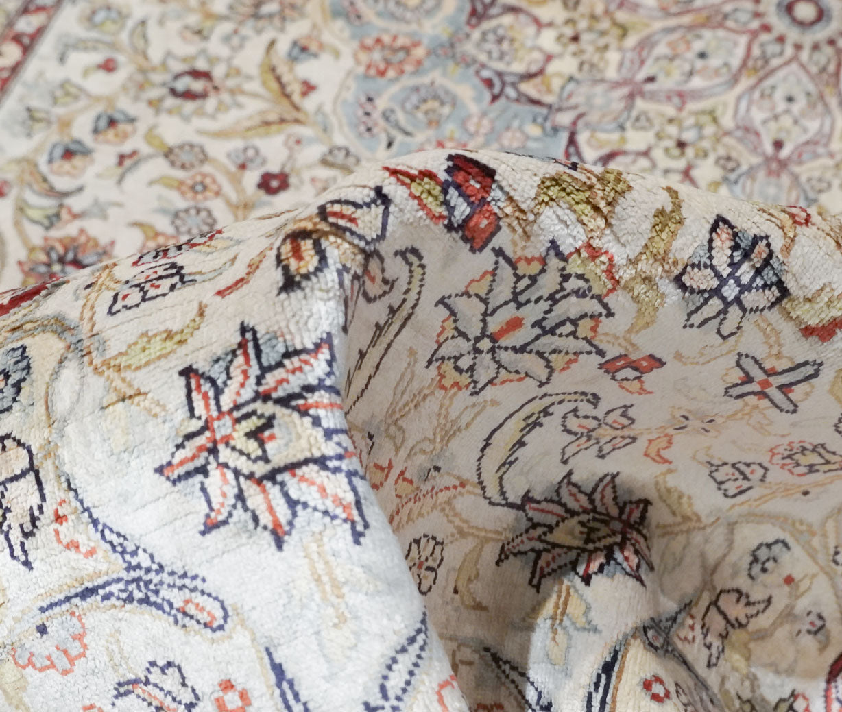 Chinesischer Hereke aus reiner Seide | 154 cm x 94 cm | Nr. Z-4614