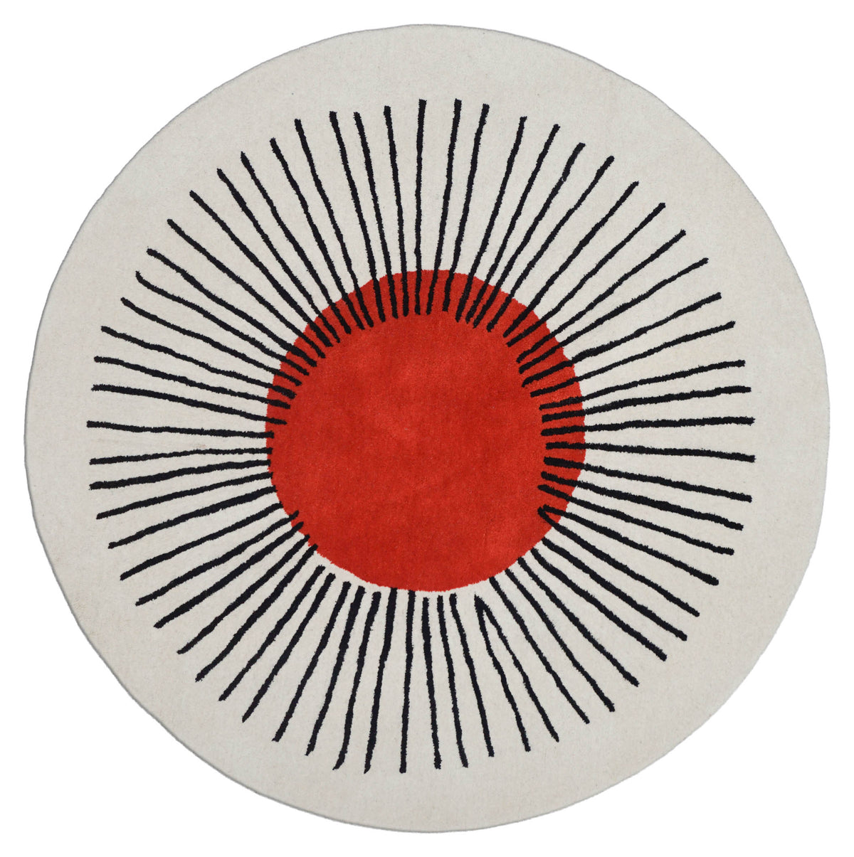 Handgetufteter Moderner Designer Teppich | 200 cm x 200 cm | Nr. Z-4678