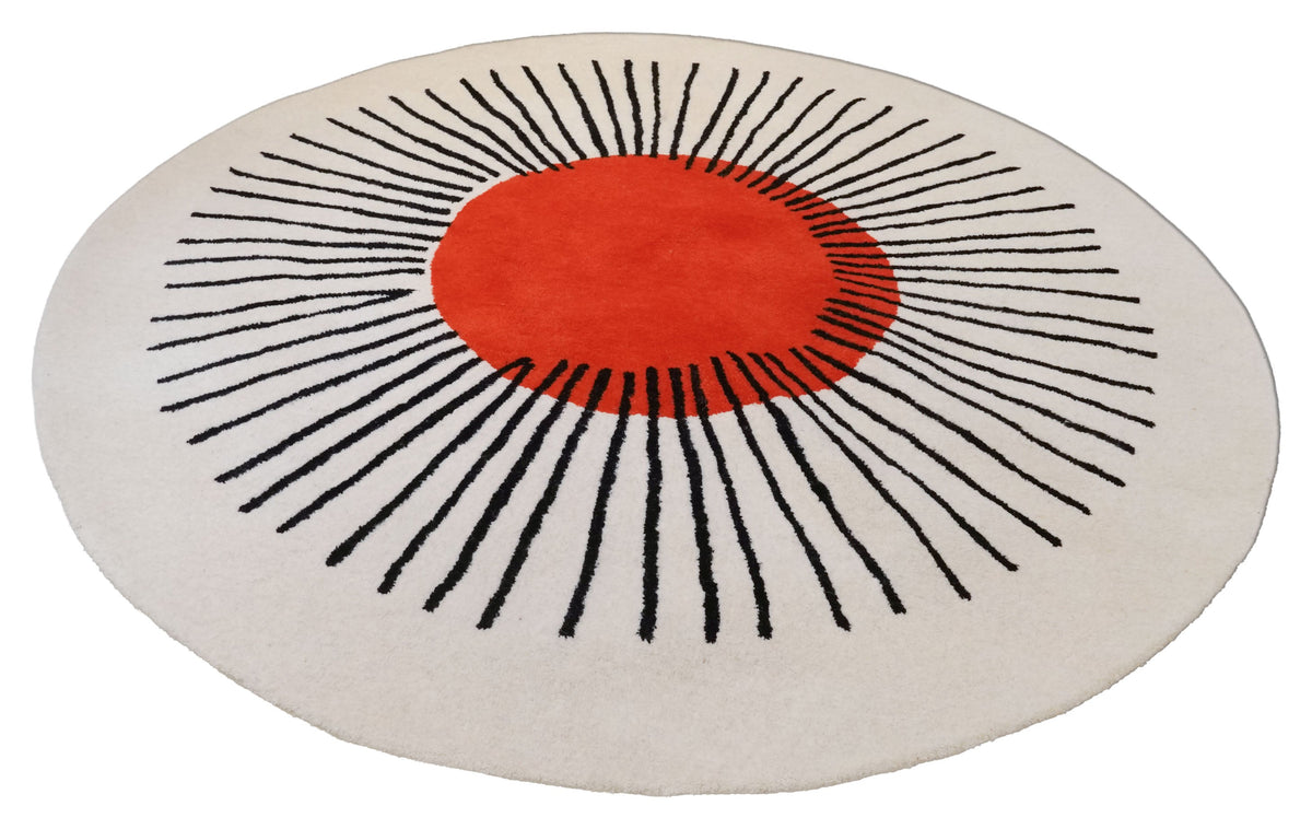 Handgetufteter Moderner Designer Teppich | 200 cm x 200 cm | Nr. Z-4678