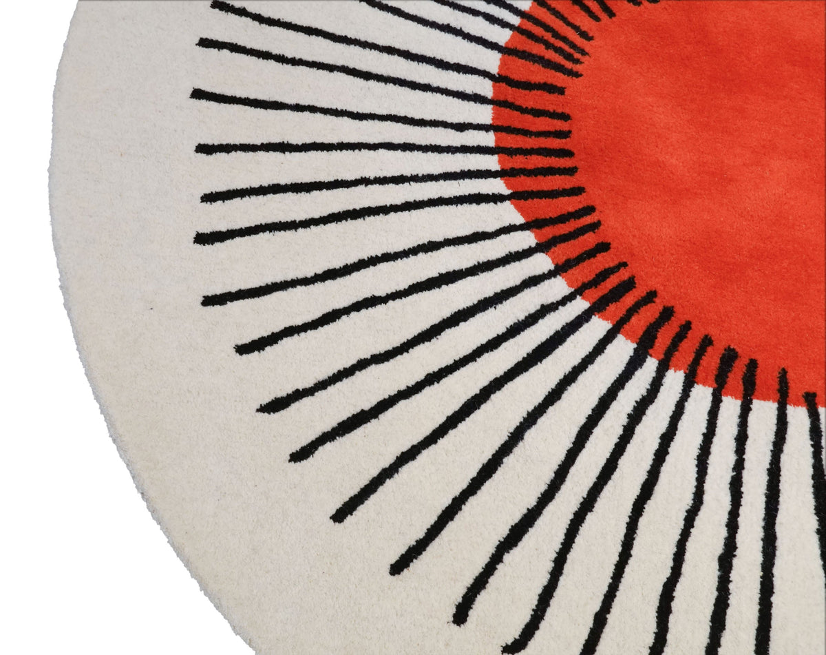 Handgetufteter Moderner Designer Teppich | 200 cm x 200 cm | Nr. Z-4678