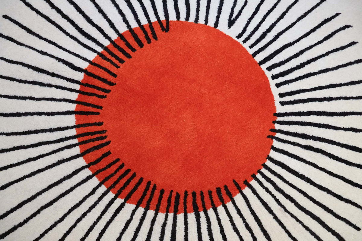 Handgetufteter Moderner Designer Teppich | 200 cm x 200 cm | Nr. Z-4678