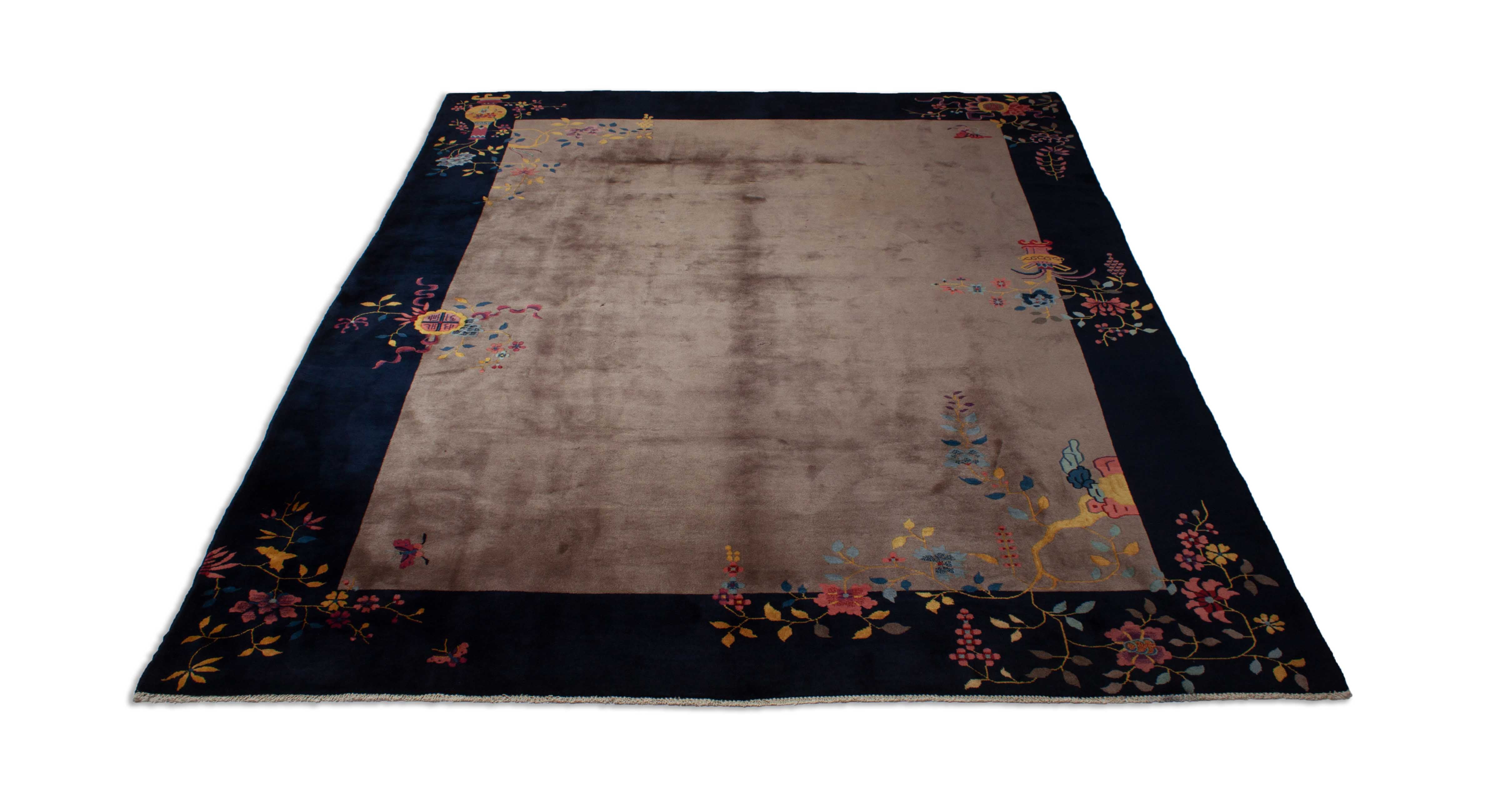 Antiker US Import China Teppich | 352 cm x 265 cm | Nr. 10010