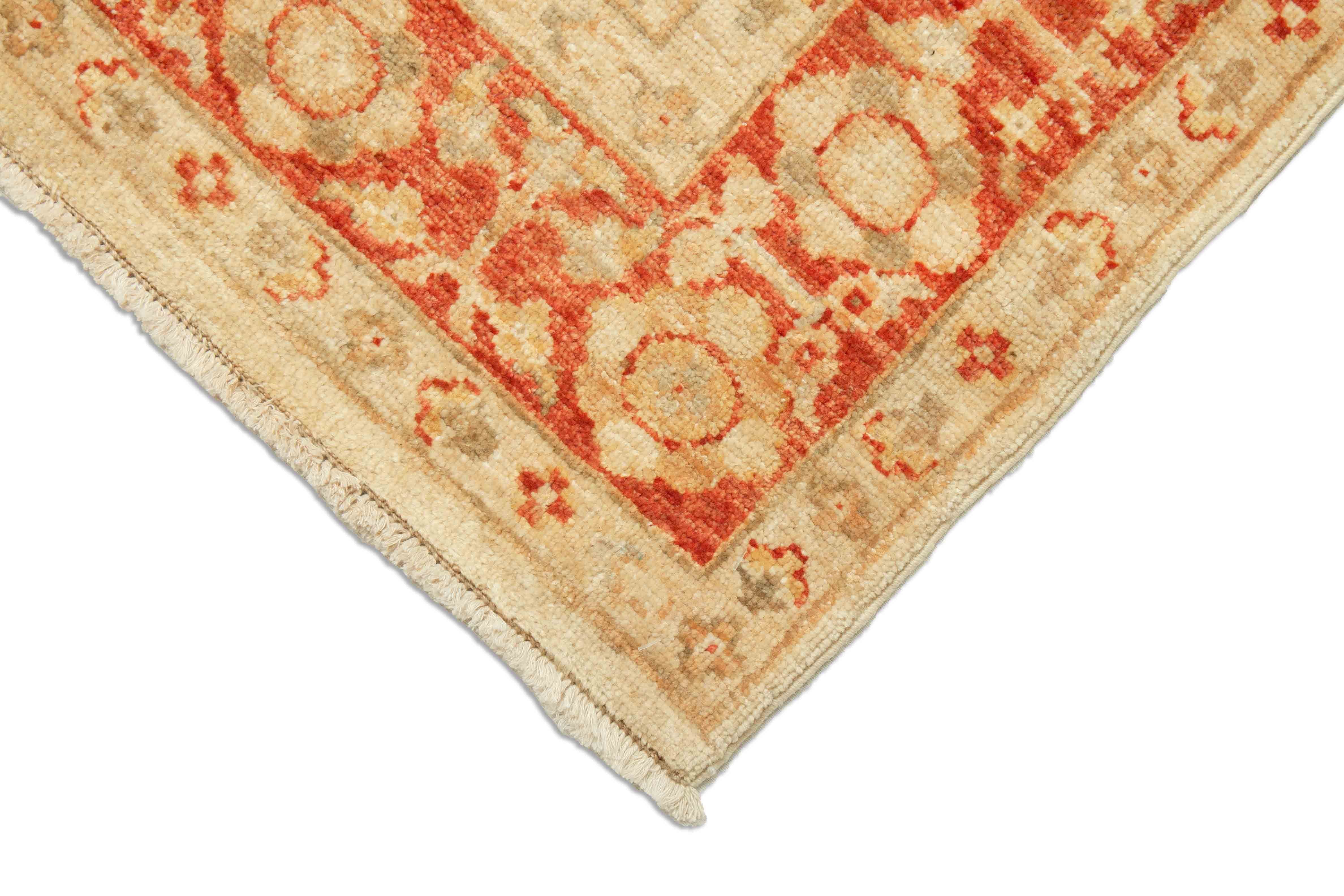 Eine Fotoaufnahme eines Mahal Teppichs.