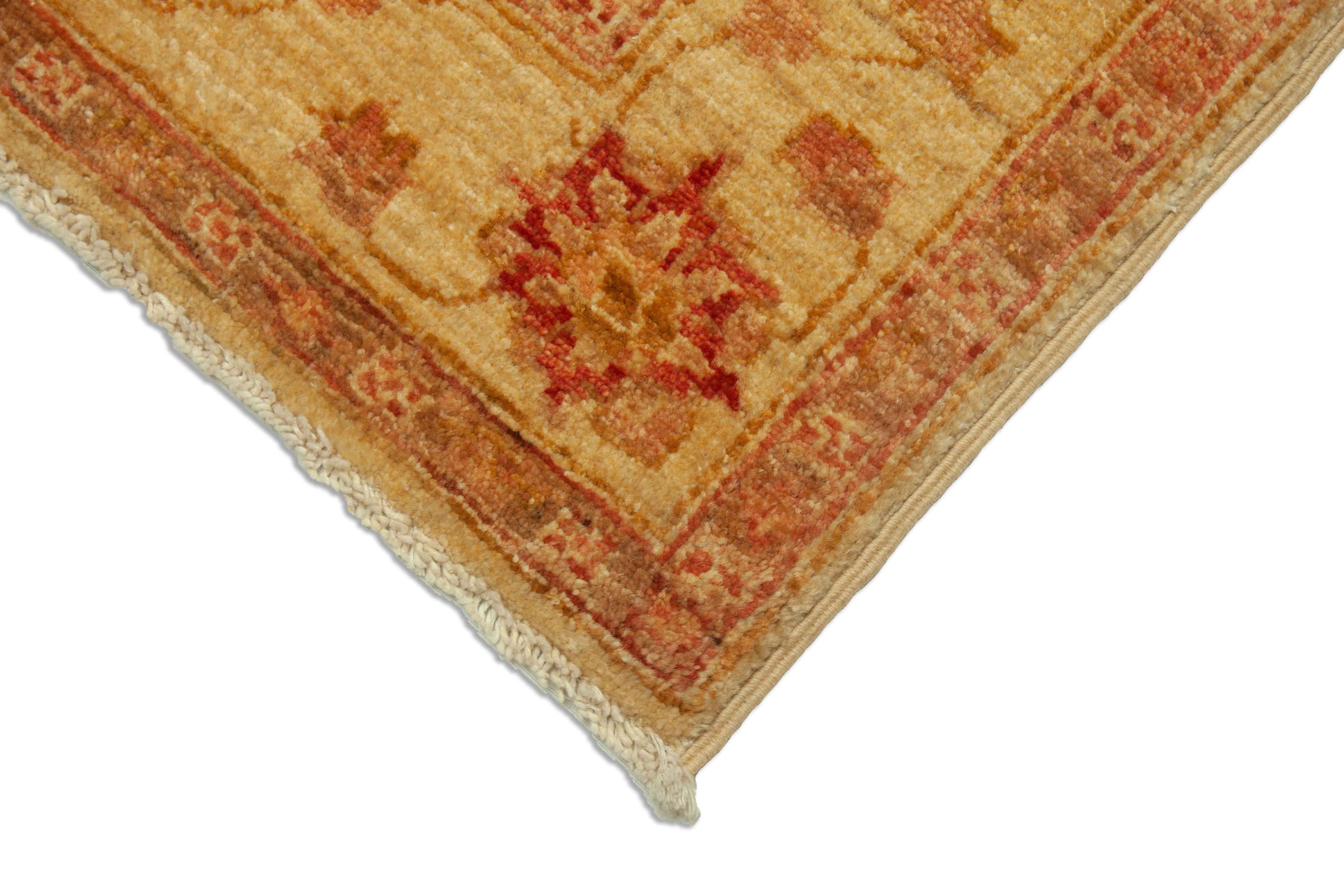 Eine Fotoaufnahme eines Farahan Teppichs.