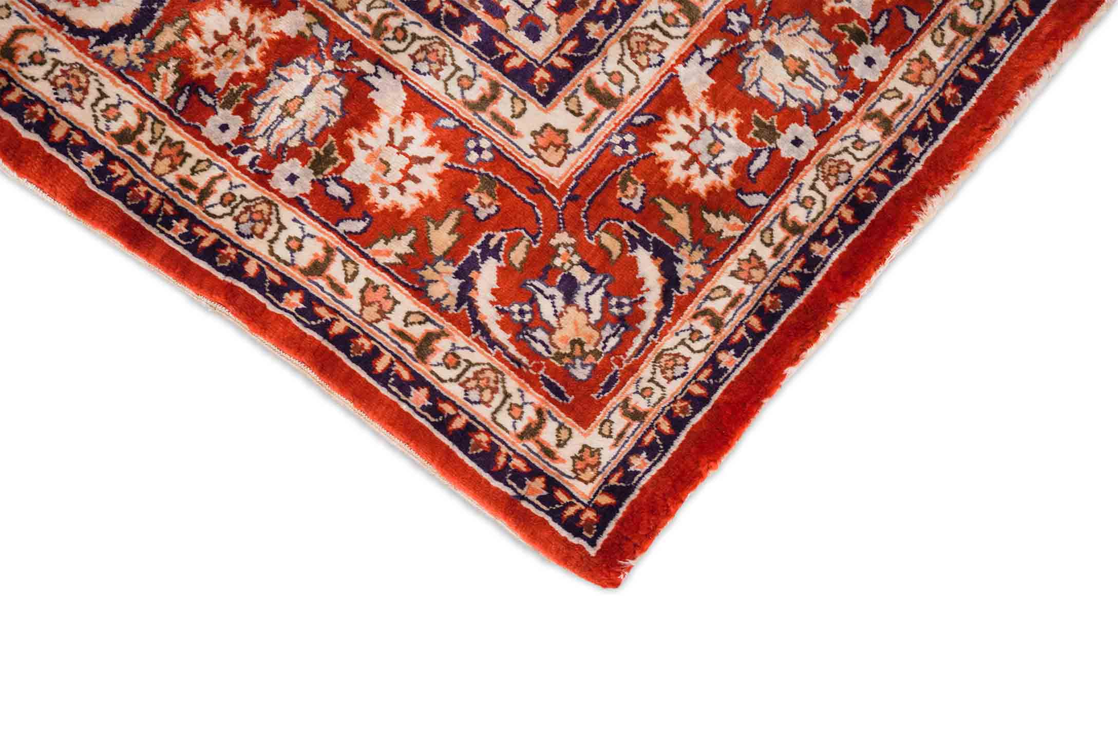 China Teppich aus reiner Seide | 94 cm x 62 cm | Nr. 17494