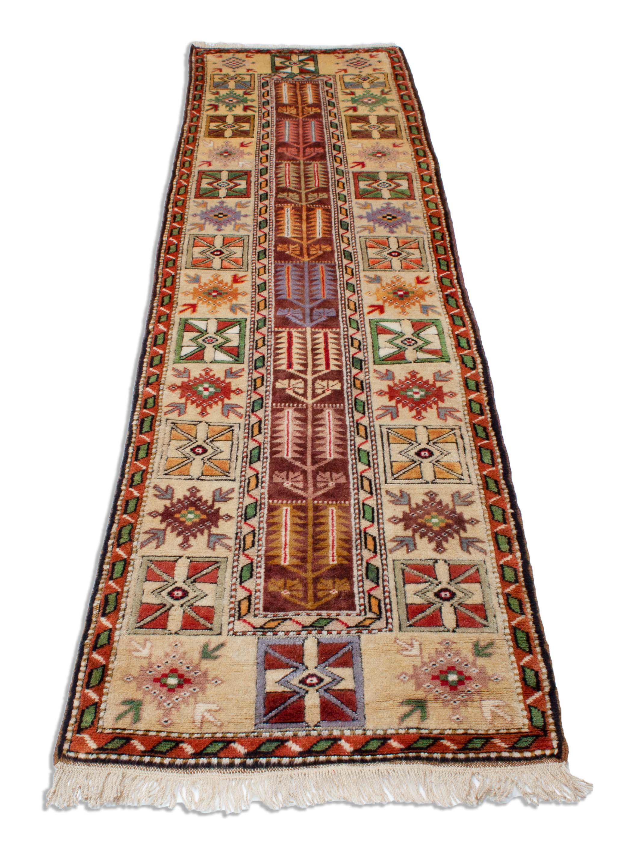 Eine Fotoaufnahme eines Türkischer Orientteppich Teppichs.