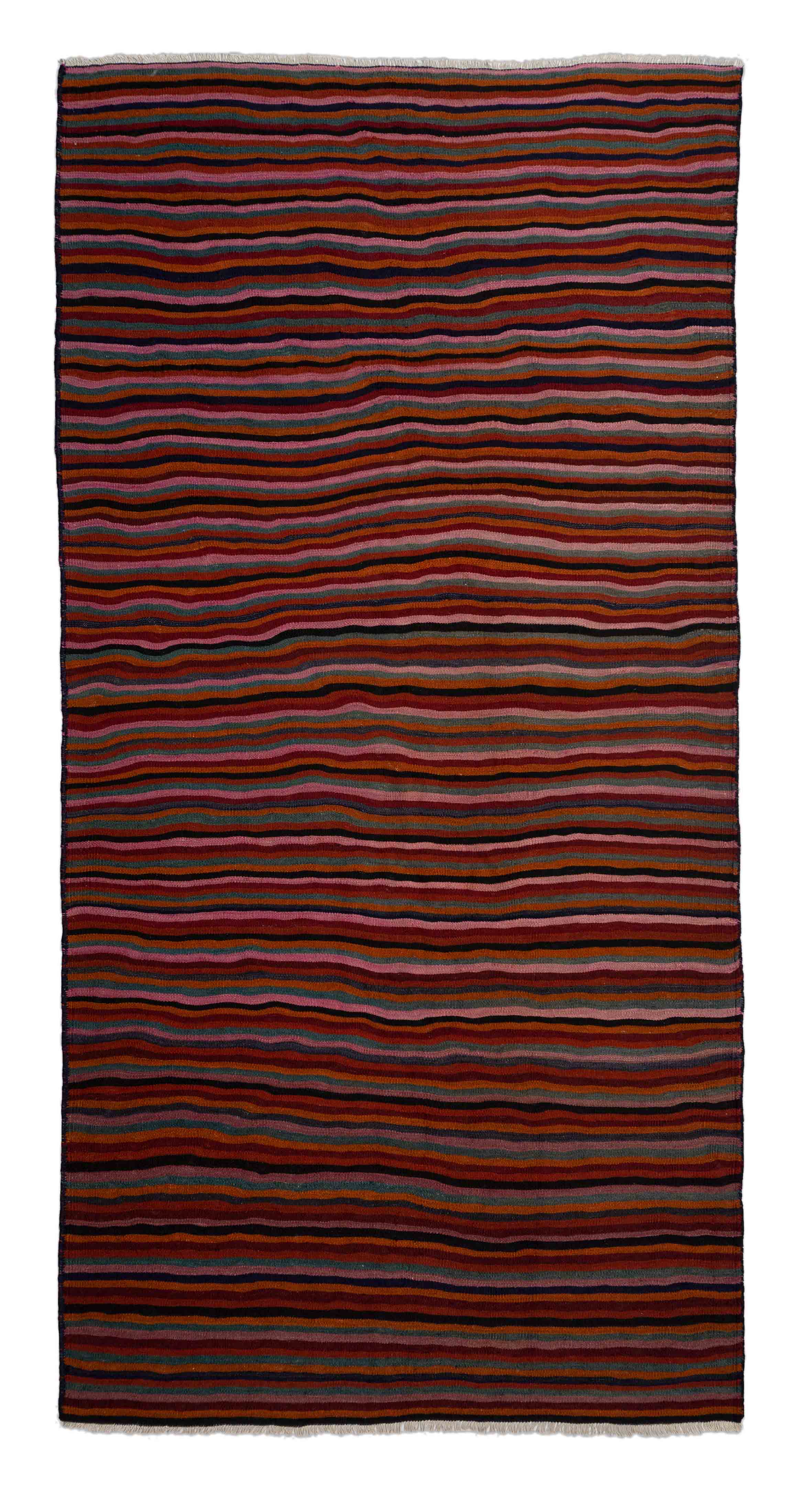 Eine Fotoaufnahme eines Kelim Teppichs.