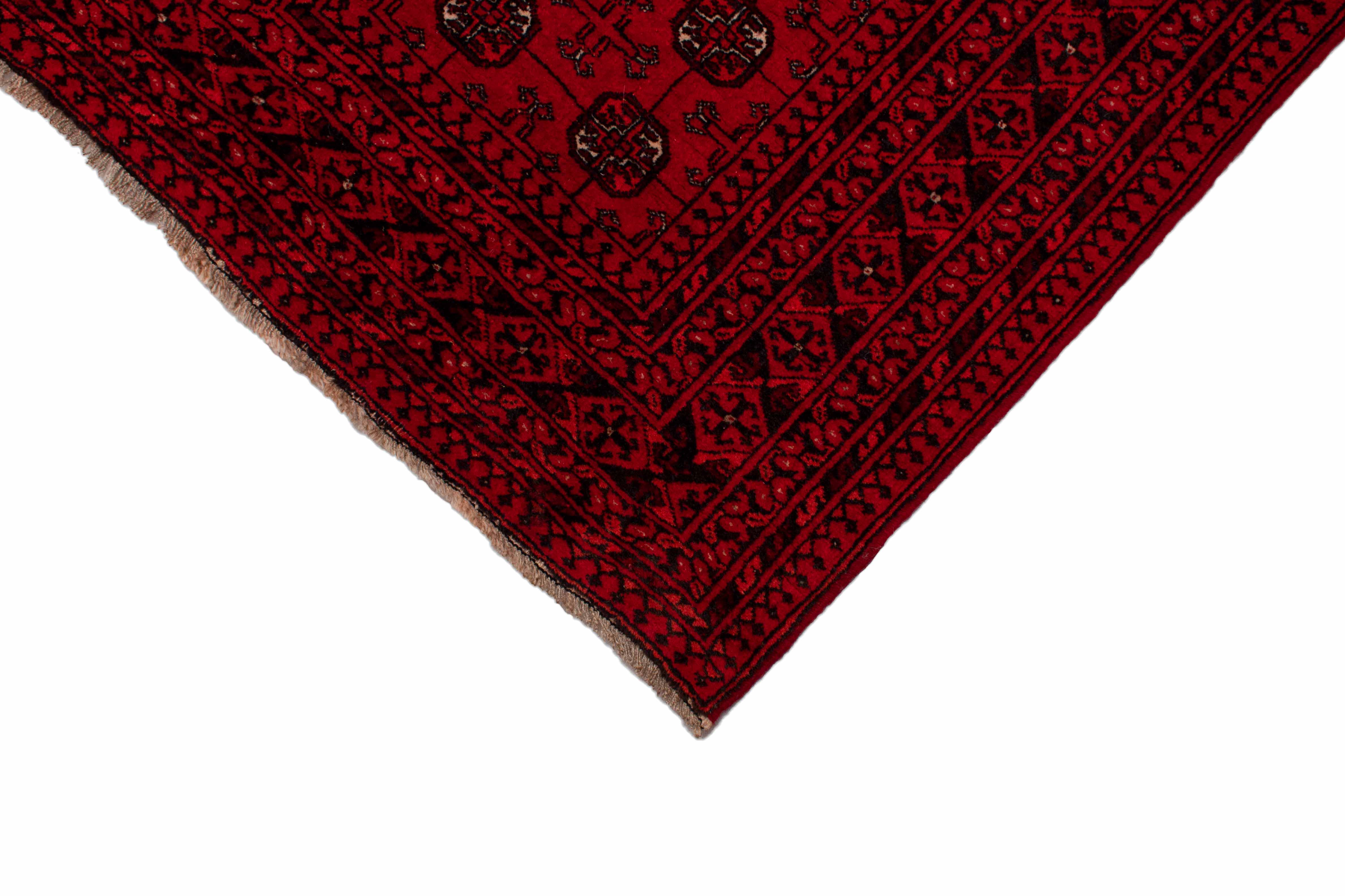 Eine Fotoaufnahme eines Afghan Teppichs.