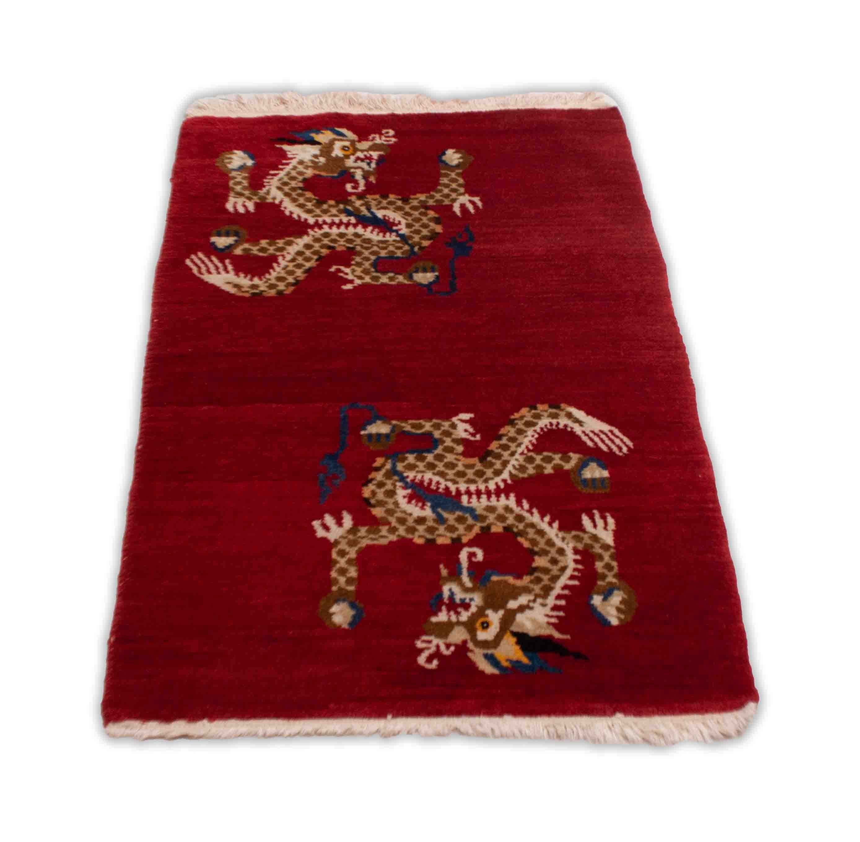 Tibeter Teppich | 120 cm x 71 cm | Nr. 20088