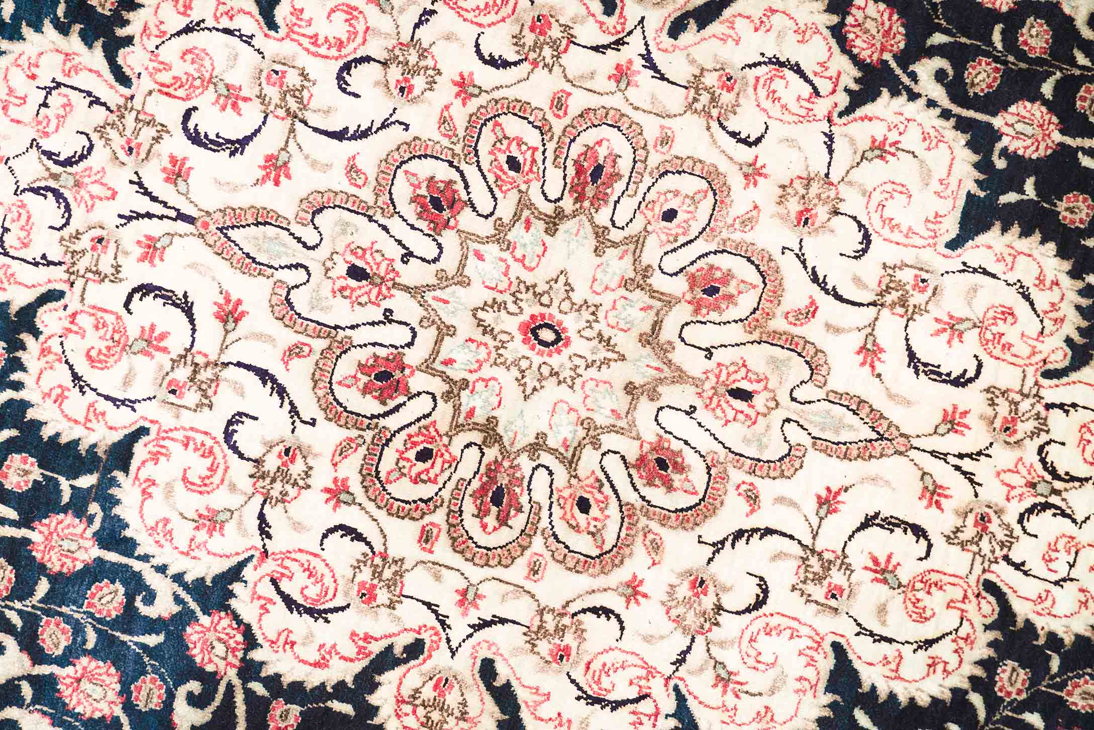 Ghom aus reiner Seide | 154 cm x 100 cm | Nr. 20690