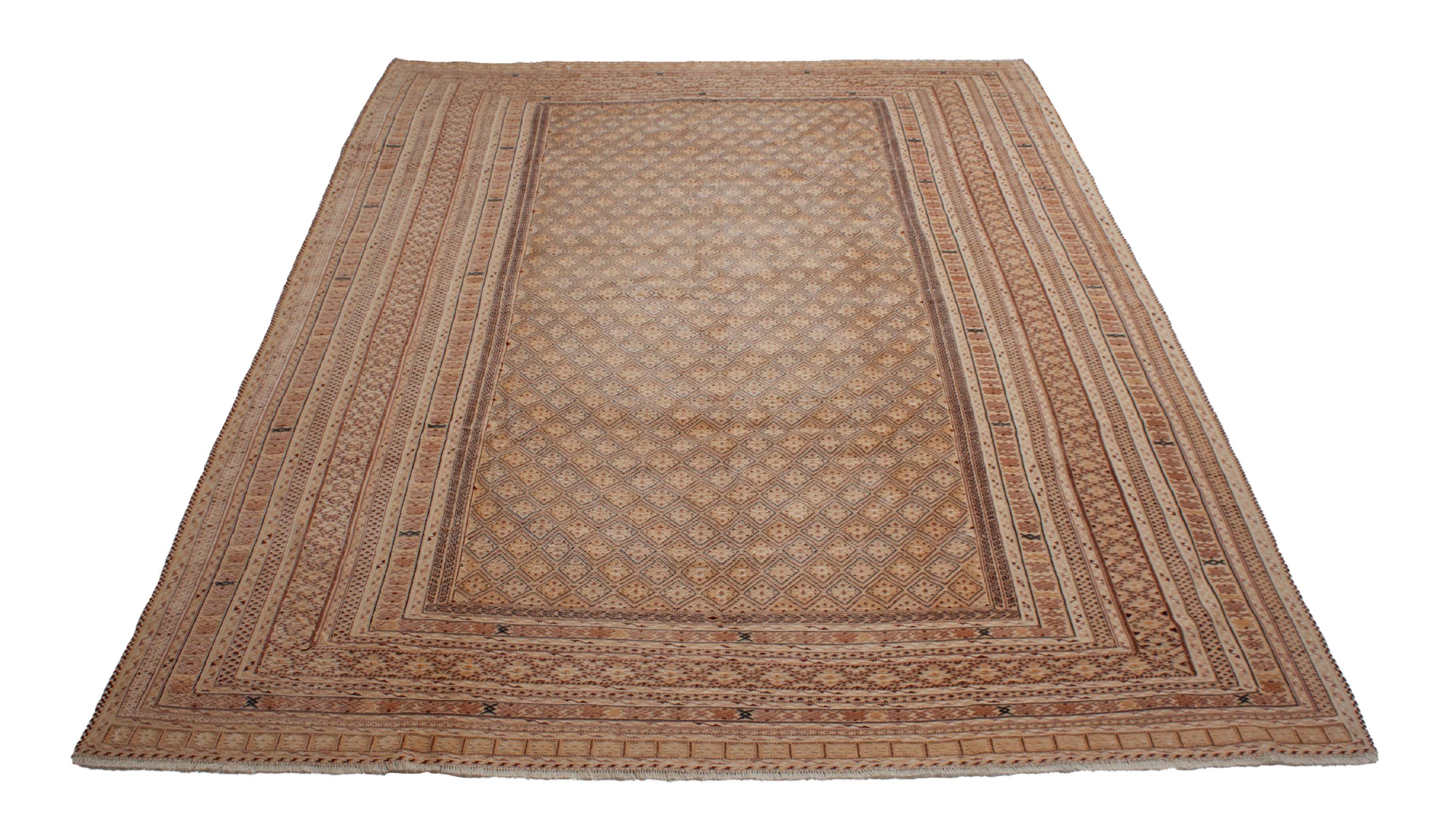Eine Fotoaufnahme eines Nakhunak Teppichs.