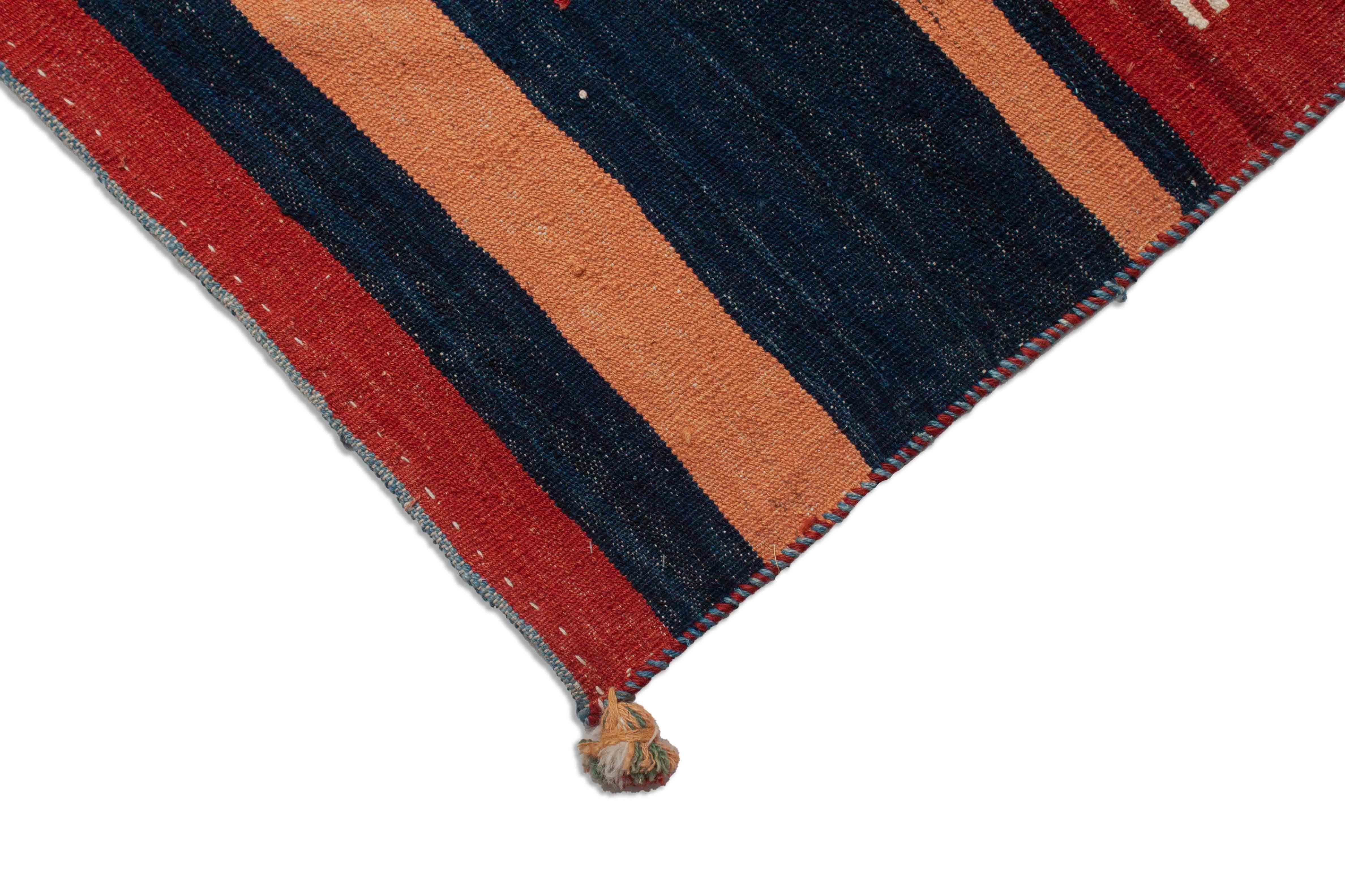 Eine Fotoaufnahme eines Gabbeh Teppichs.