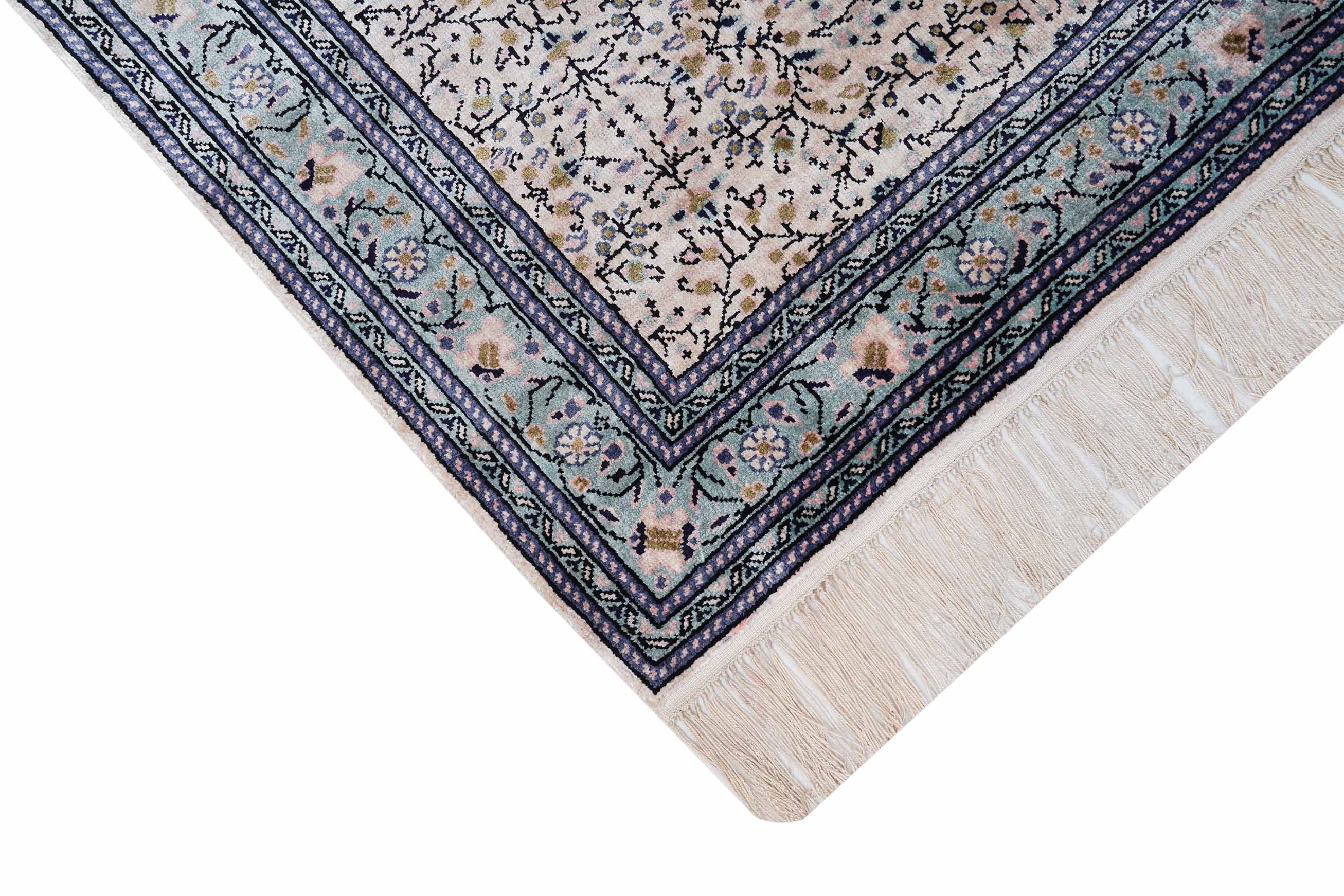 Türkischer Orientteppich aus reiner Seide | 139 cm x 73 cm | Nr. Z-1555