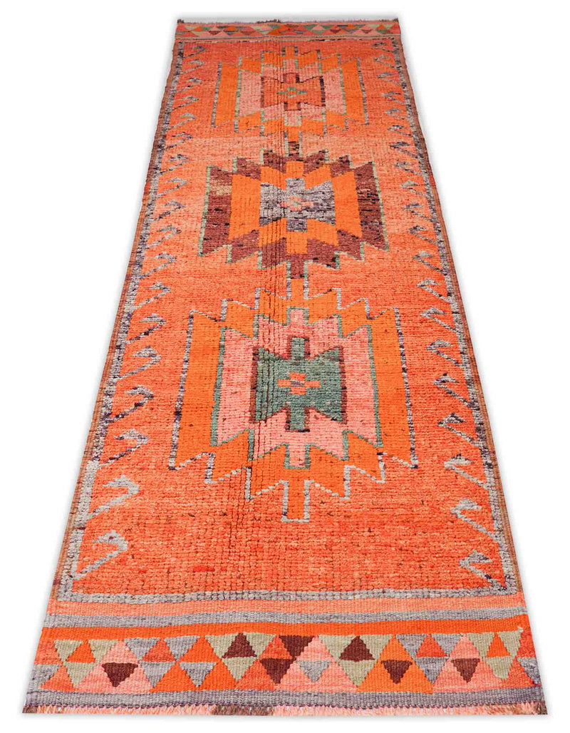 Türkischer Orientteppich, 300 cm x 90 cm
