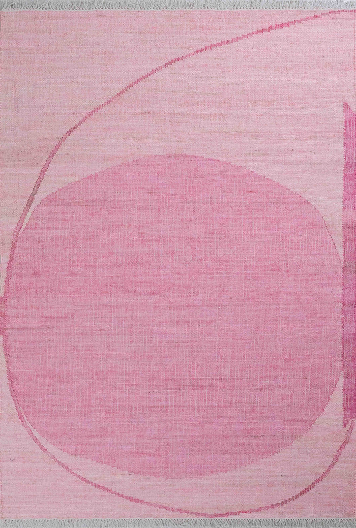 Jute Teppich in rosa und 232 cm x 160 cm  groß