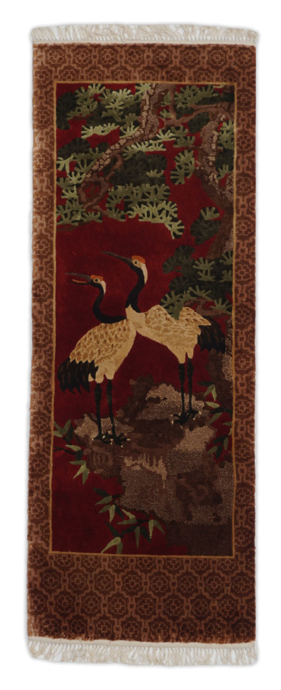 China Teppich aus reiner Seide | 125 cm x 47 cm | Nr. Z-302