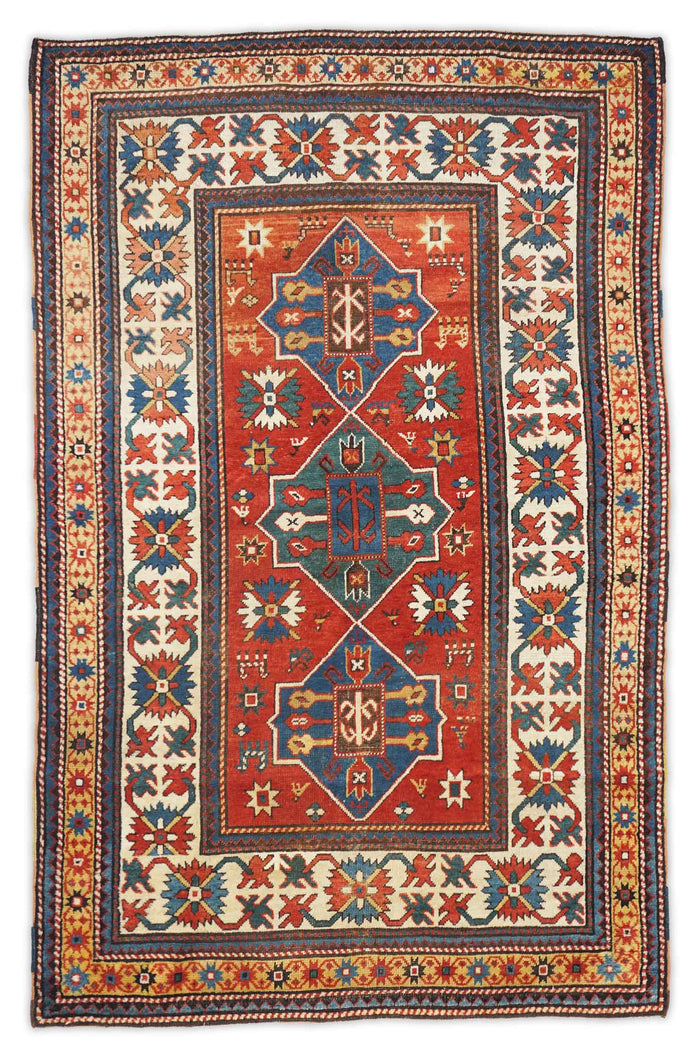 Antiker Kazak | 217 cm x 139 cm | Nr. Z-409