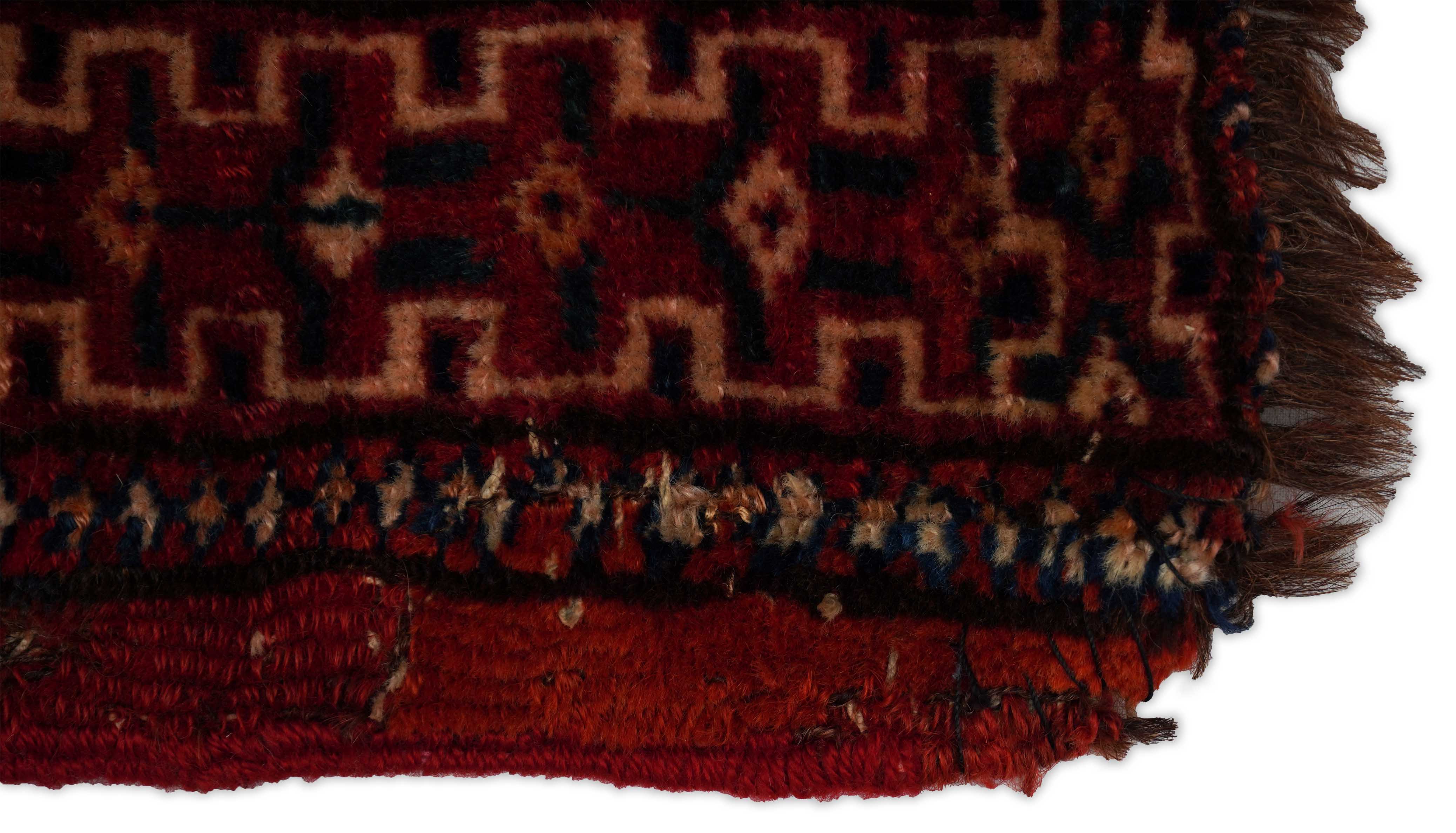 Antiker Turkmenischer Teppich | 114 cm x 72 cm | Nr. Z-954